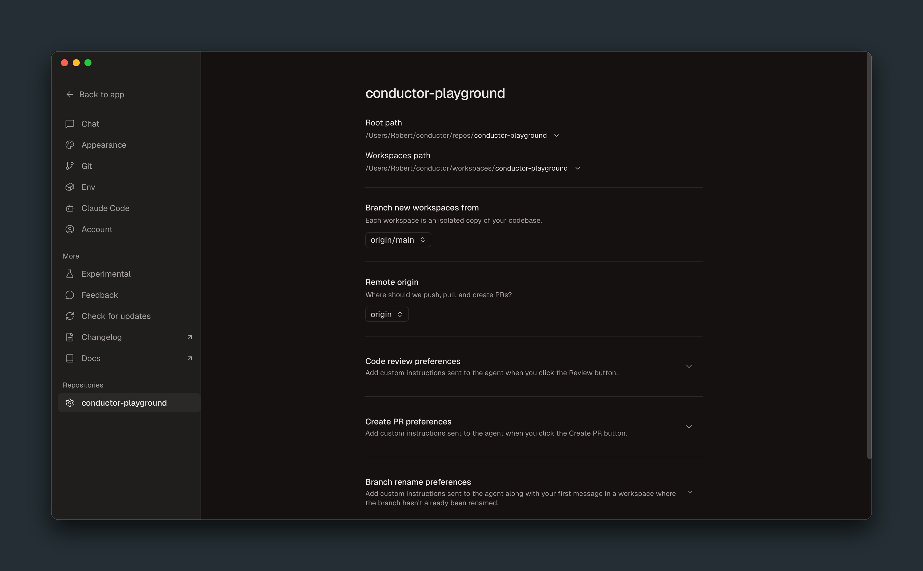 Conductor - Run a team of coding agents on your Mac screenshot 4
