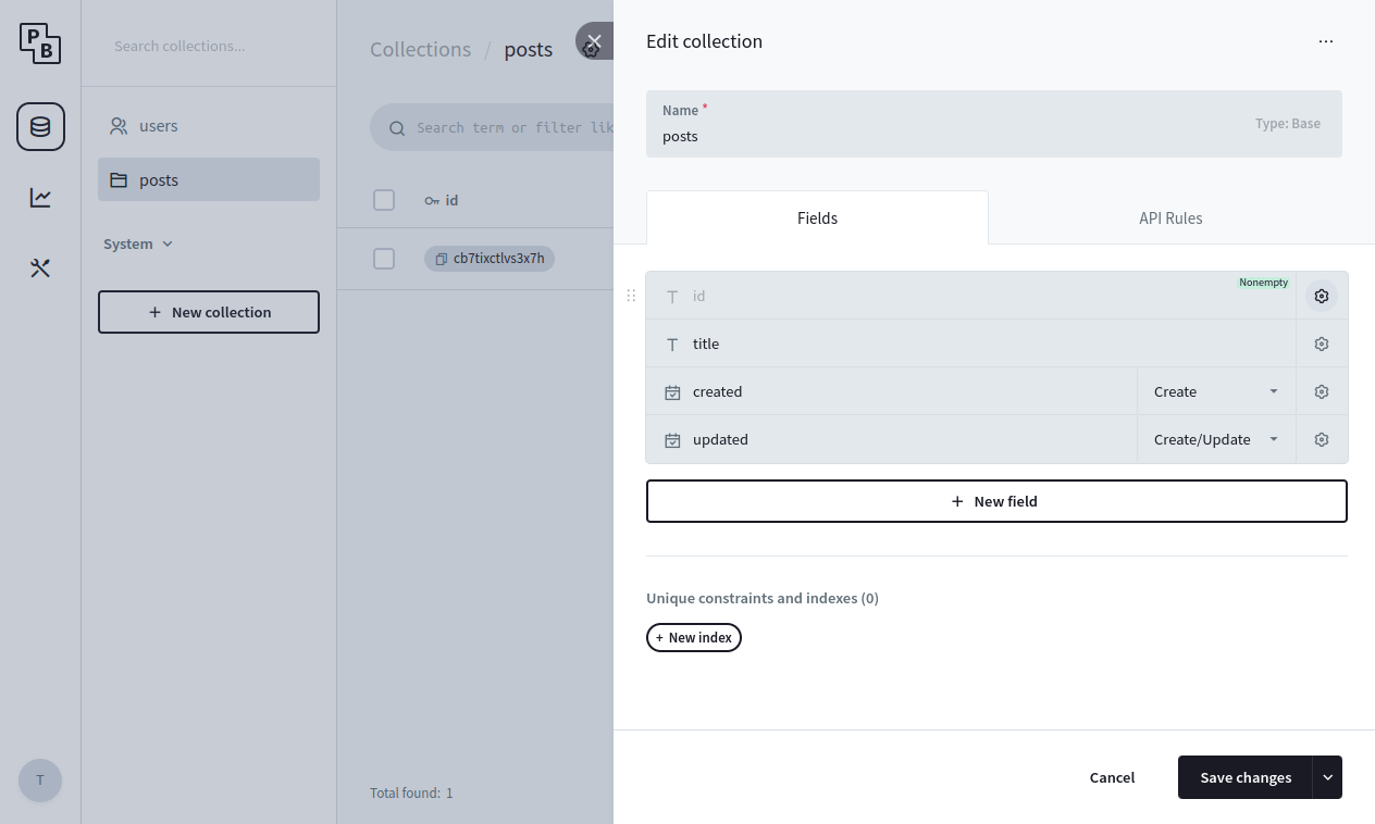 PocketBase screenshot 4