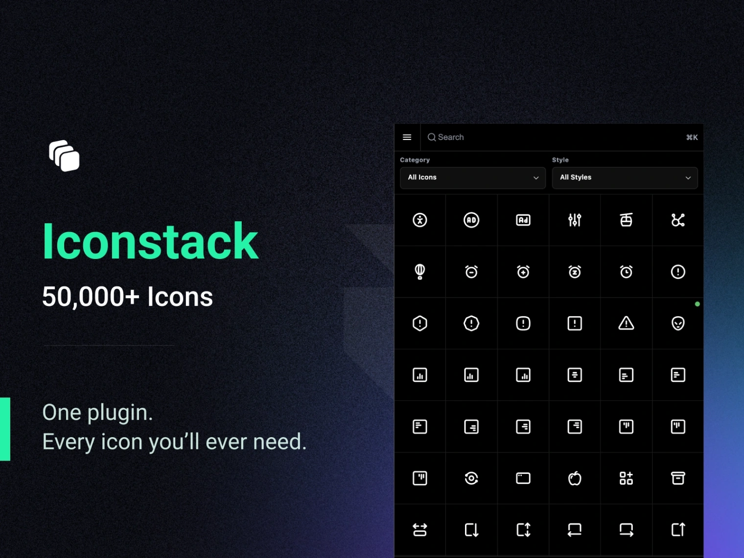 Icon Stack preview