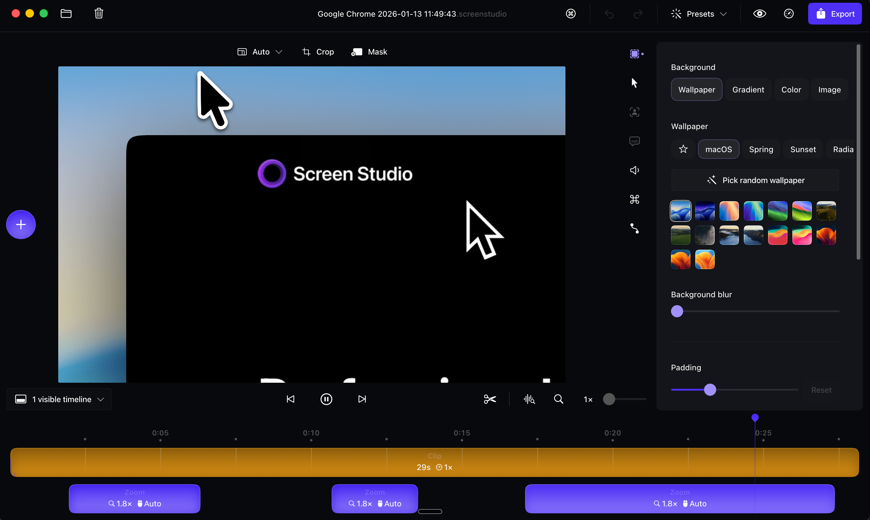 Screen Studio — Professional screen recorder for macOS screenshot 4